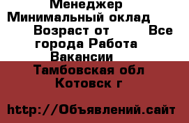 Менеджер › Минимальный оклад ­ 8 000 › Возраст от ­ 18 - Все города Работа » Вакансии   . Тамбовская обл.,Котовск г.